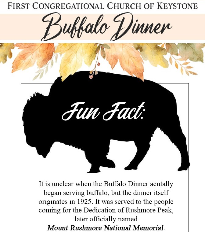 first congregational church buff dinner